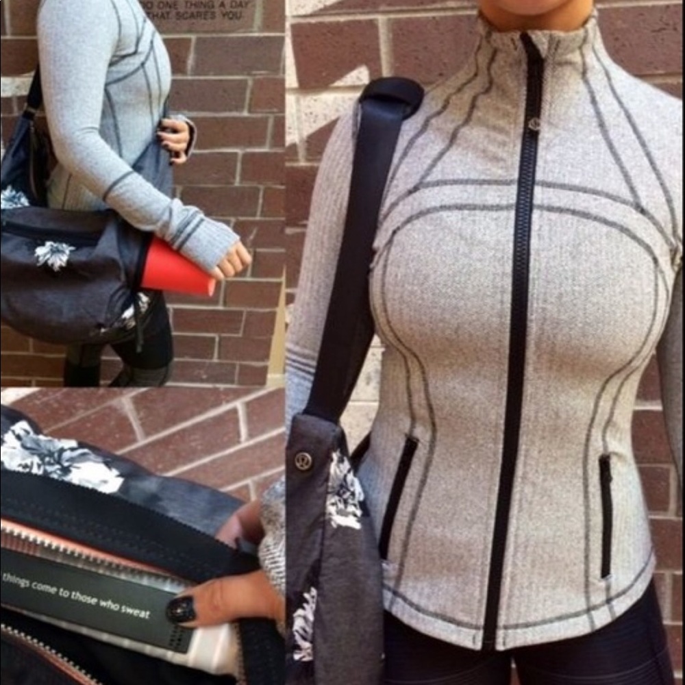 Lululemon Ghost Herringbone Define Jacket Size 8 … - image 2